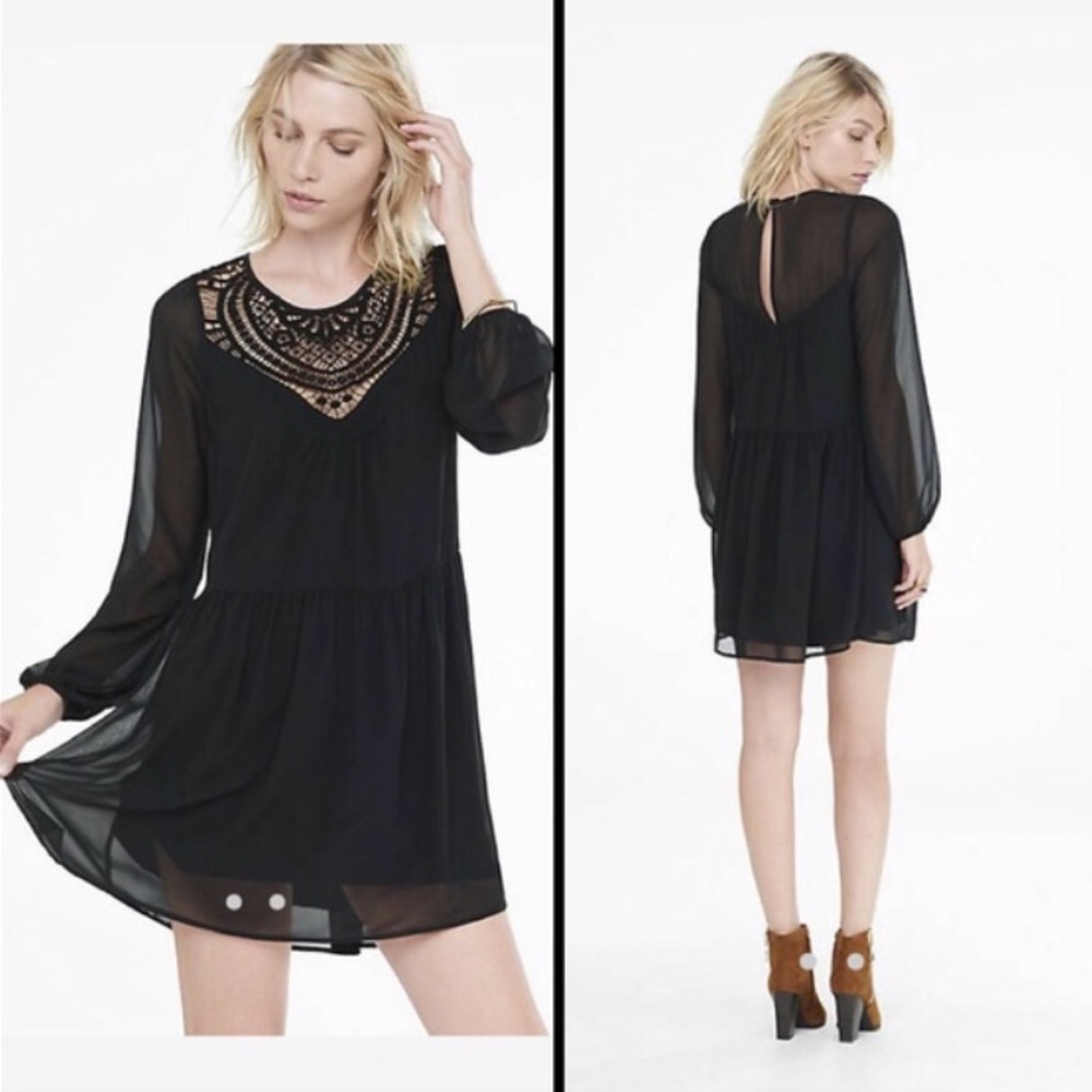 Express Boho Mini Dress - Picture 2 of 8